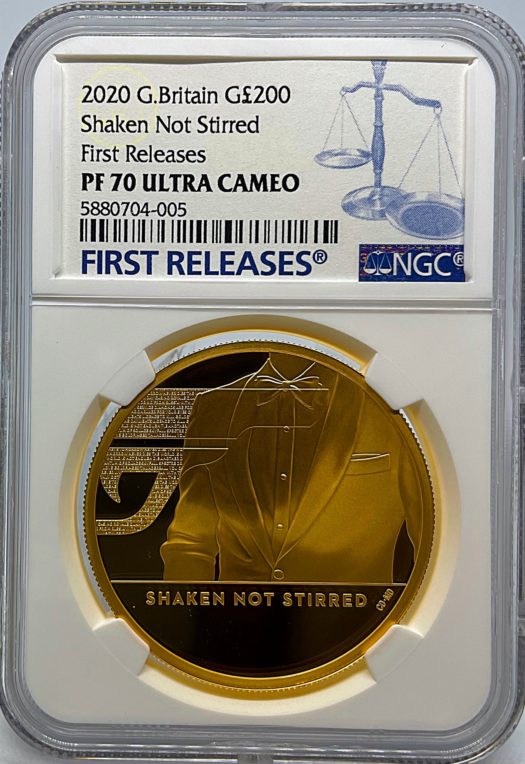 ☆NGC☆最高鑑定☆2020 イギリス 第1弾 007 PF70 UC 銀貨 - 旧貨幣