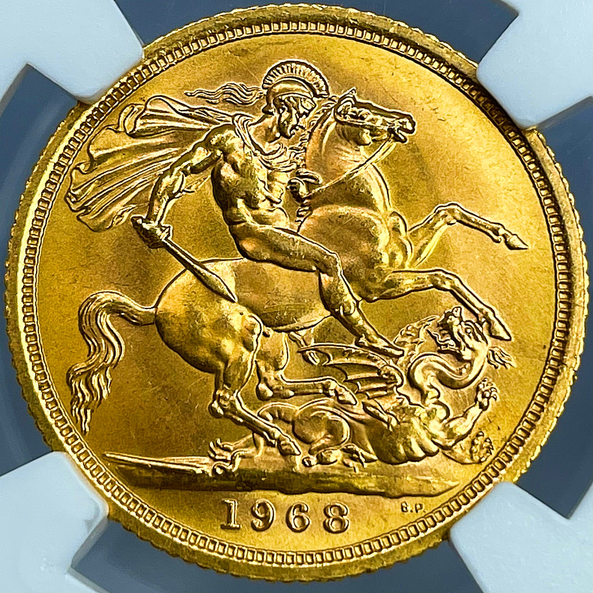 1968年 イギリス エリザベス二世 ソブリン金貨 NGC鑑定 MS65 ヤングヤング – PROOF COINS - 硬貨