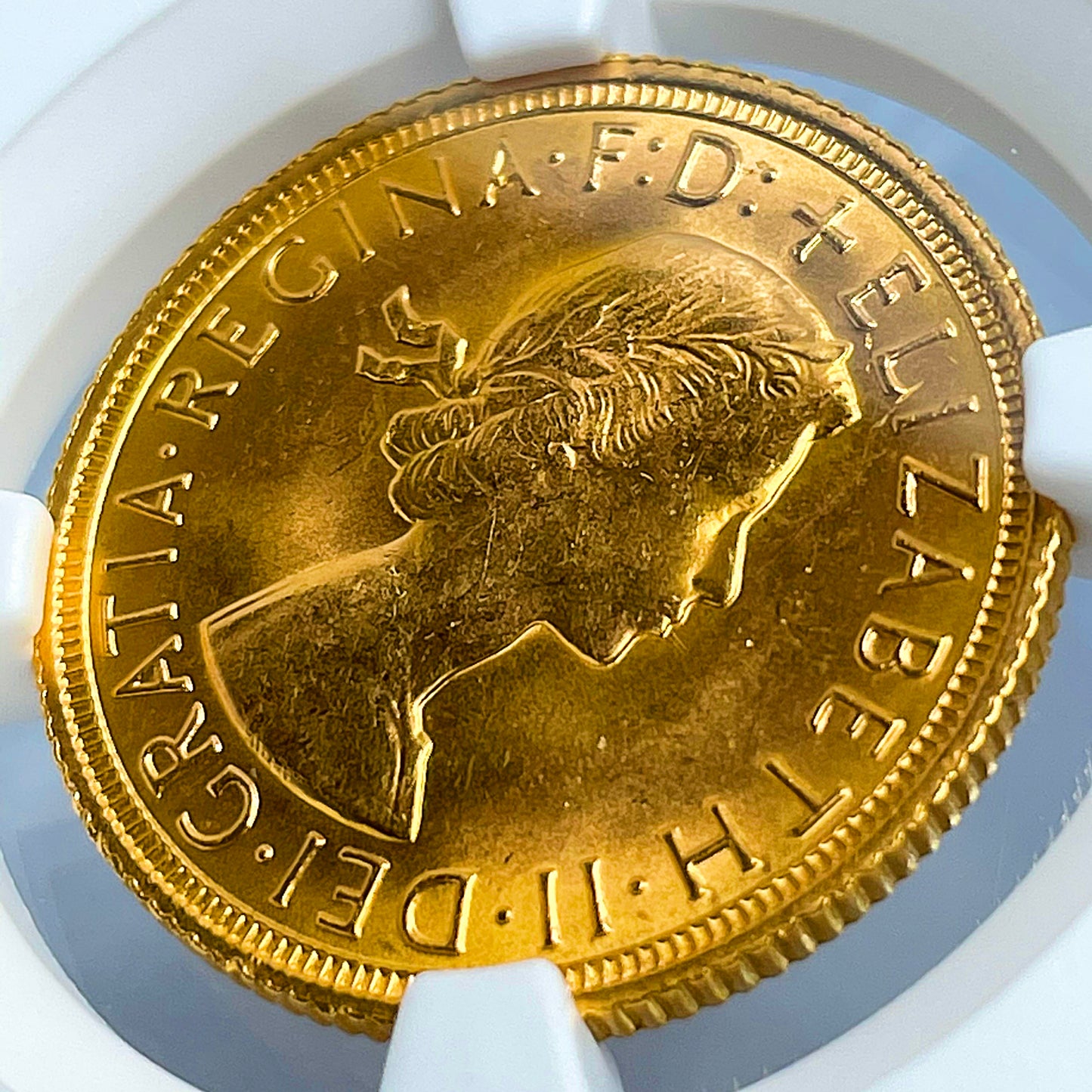 1968年 イギリス エリザベス二世 ソブリン金貨 NGC鑑定 MS65 ヤングヤング – PROOF COINS