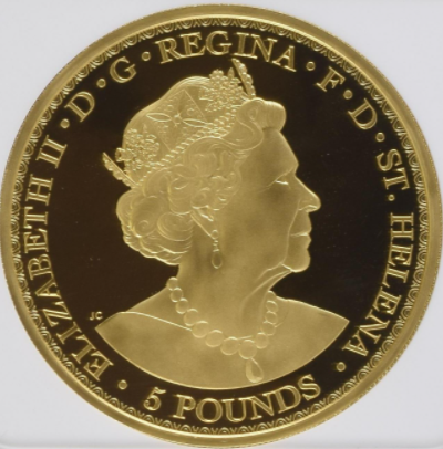 2021年 セントヘレナ ウナとライオン 2オンス 5ポンド 金貨 NGC PF70UC FDI #3 イギリス属領 – PROOF COINS