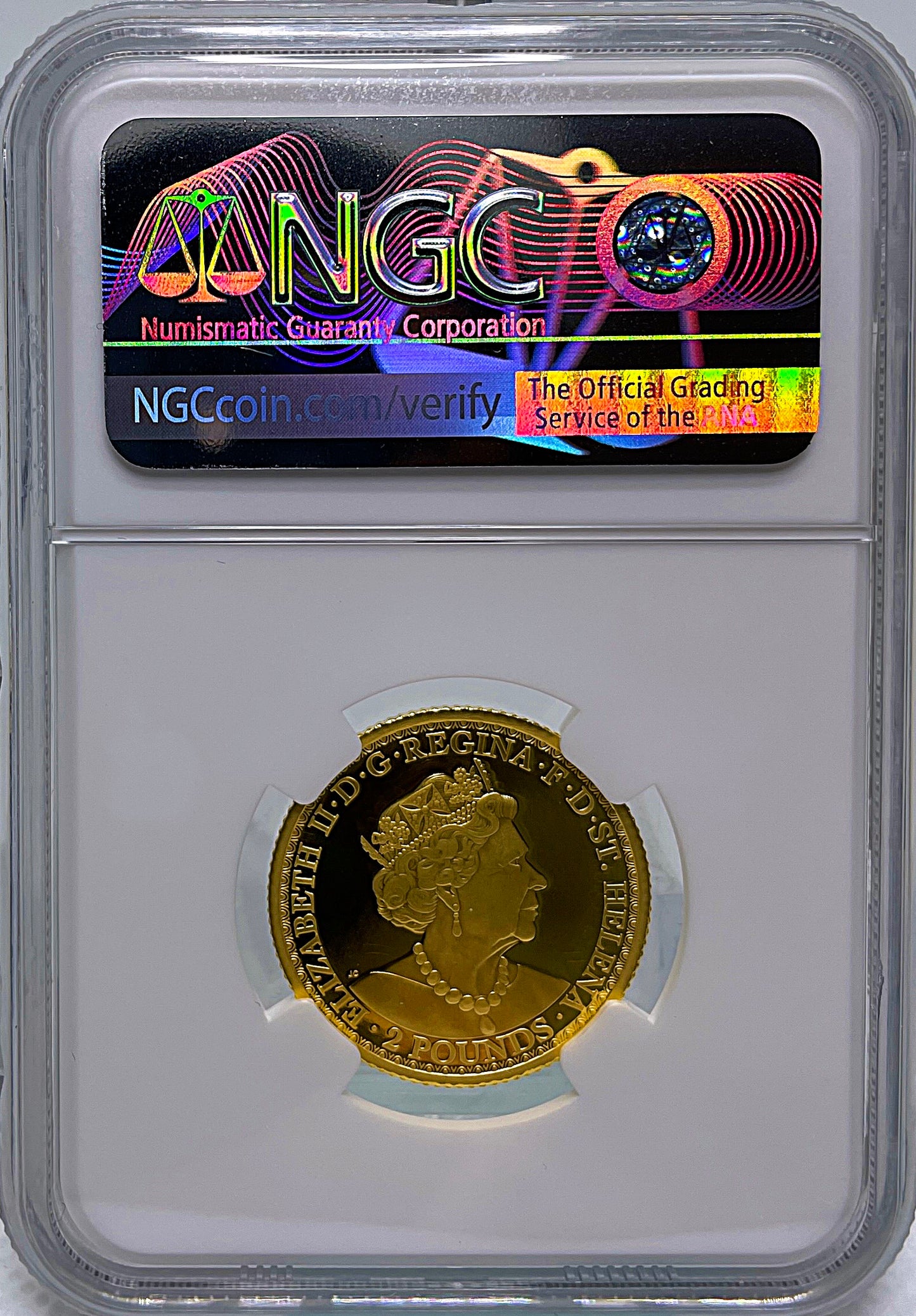 2020年 セントヘレナ ウナとライオン 1/4オンス 2ポンド金貨 NGC鑑定 PF70UC イギリス属領 – PROOF COINS