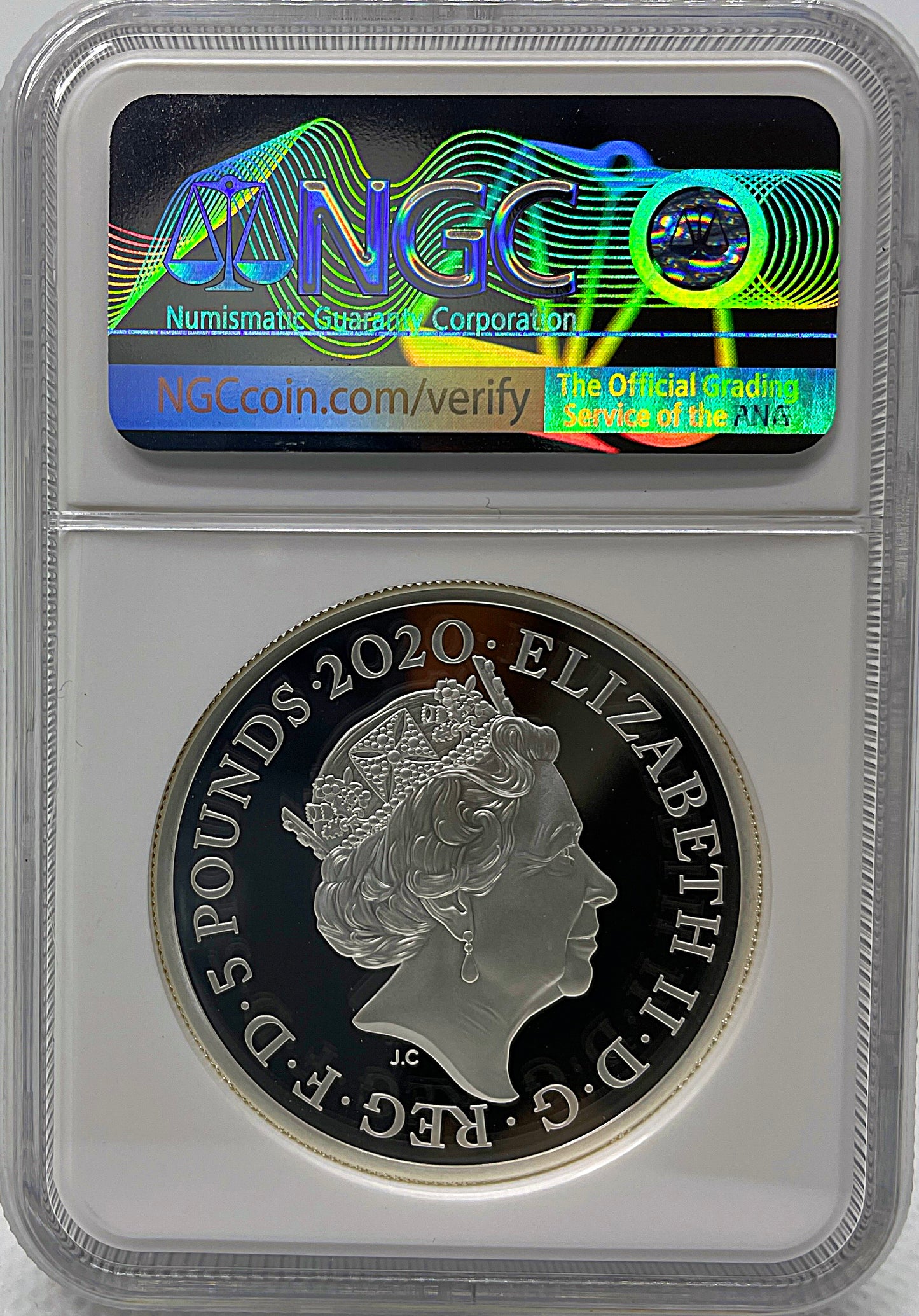 2020年 デヴィッド・ボウイ ミュージックレジェンド 2オンス銀貨＃2