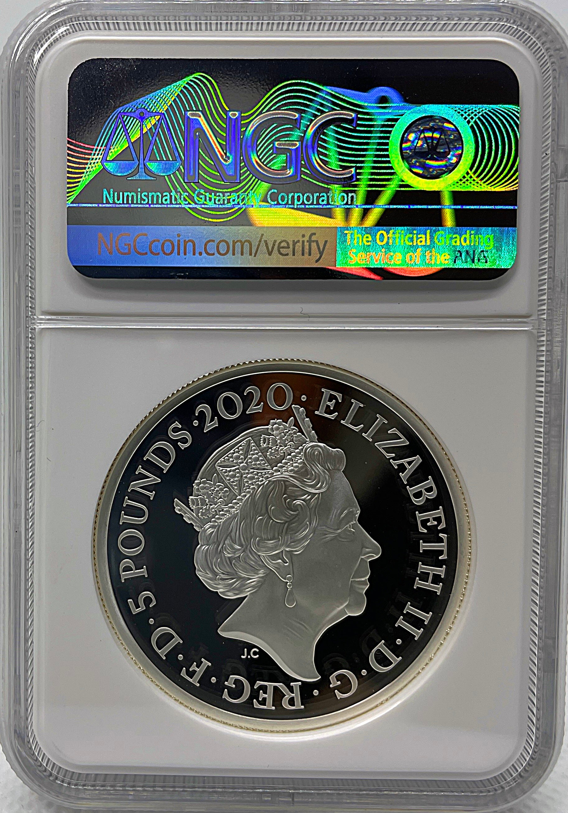 2020年 1オンス 2ポンド 007 第2弾 銀貨 NGC PF70UC - 旧貨幣/金貨 ...