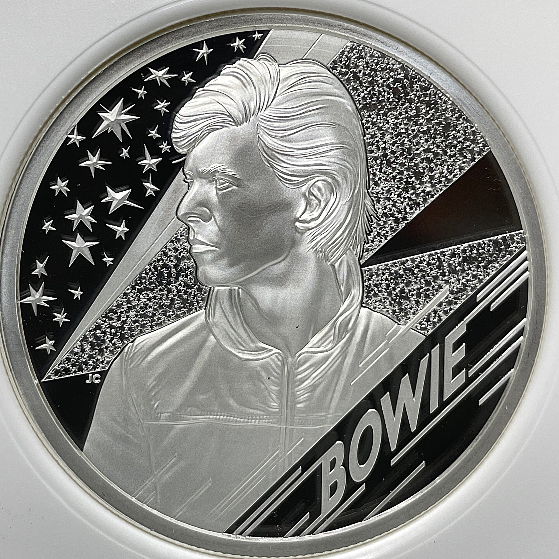 最高鑑定 デビッド・ボウイ 大型：純銀貨　ファーストリリース　2020年