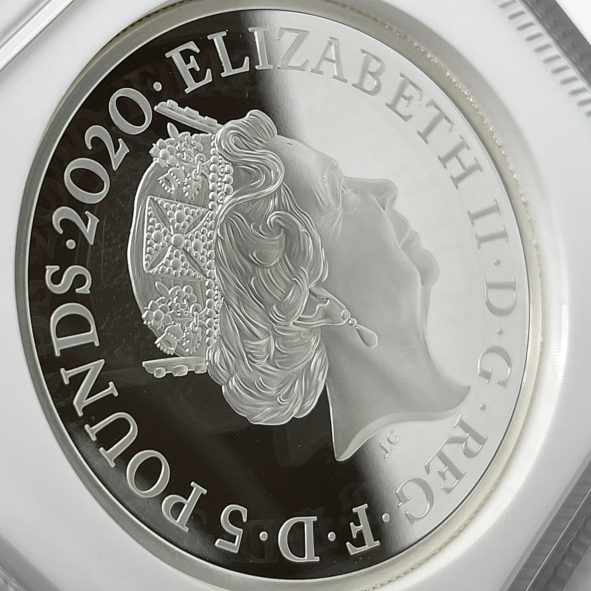 2020年 ミュージックレジェンド デヴィッド ボウイ 2オンス 5ポンド 銀貨 NGC PF69UC FR イギリス – PROOF COINS