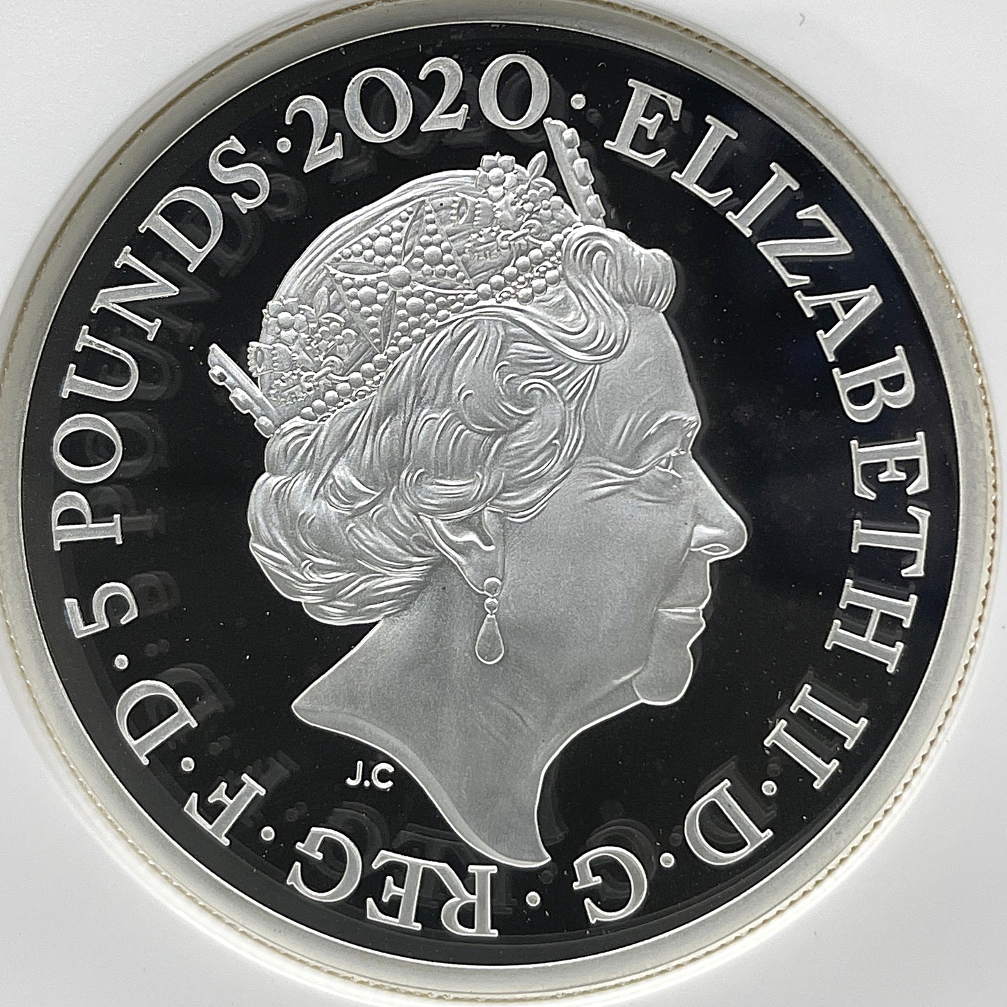 2020年 イギリス 007 ジェームズ ボンド 5ポンド 銀貨 2オンス 第2貨 NGC PF69UC – PROOF COINS