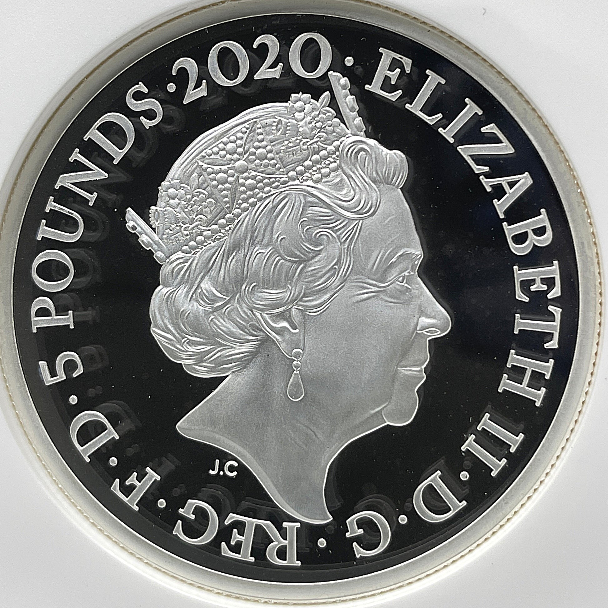 2020年 イギリス 007 ジェームズ ボンド 5ポンド 銀貨 2オンス 第2貨 