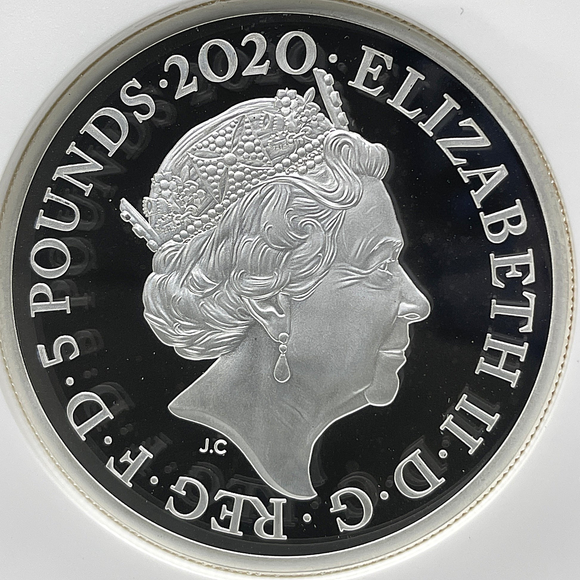 2020年 イギリス 007 ジェームズ ボンド 5ポンド 銀貨 2オンス 第2貨 ...