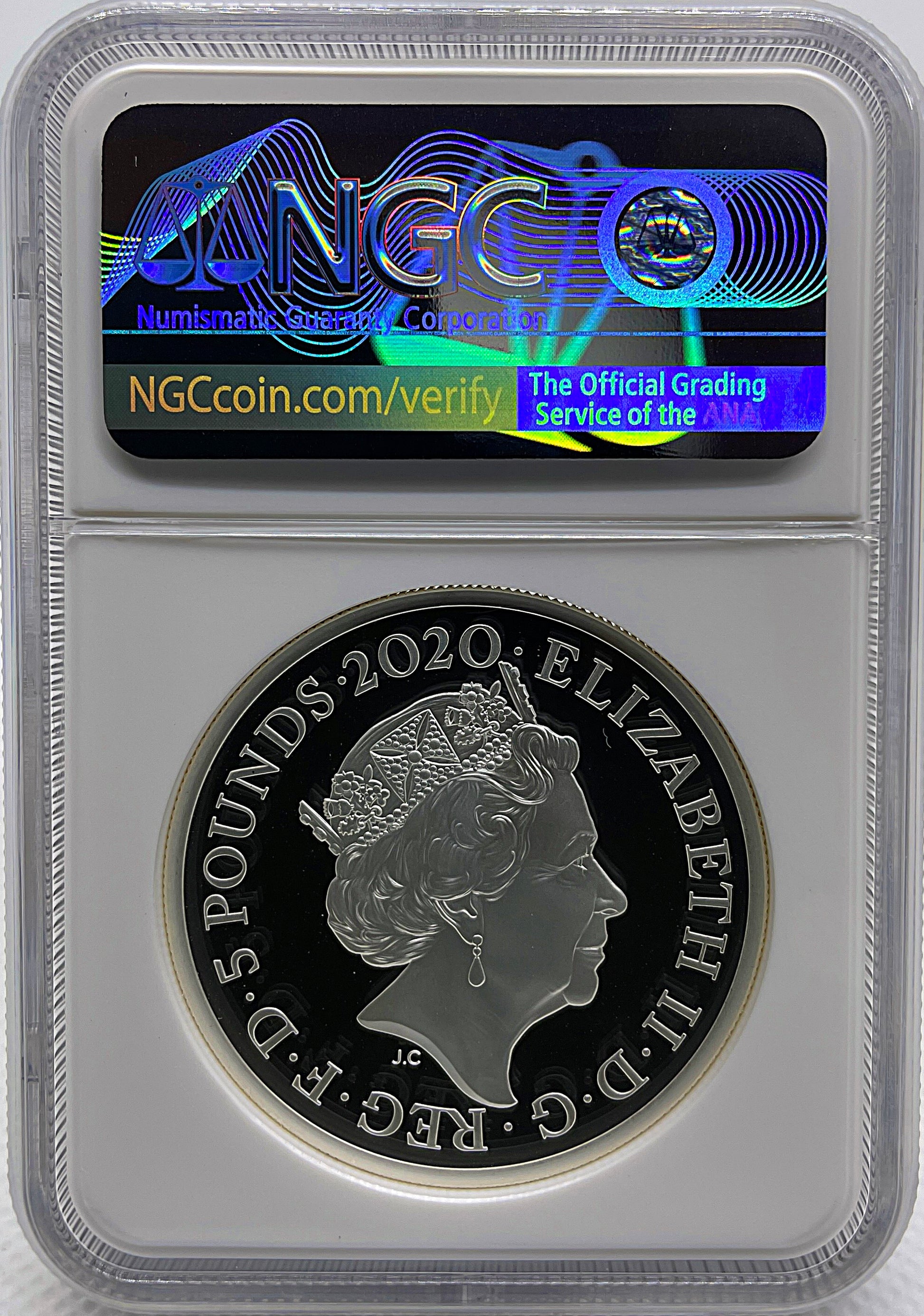 ★NGC★2020 PF70 UC イギリス 銀貨 10P デビットボウイ