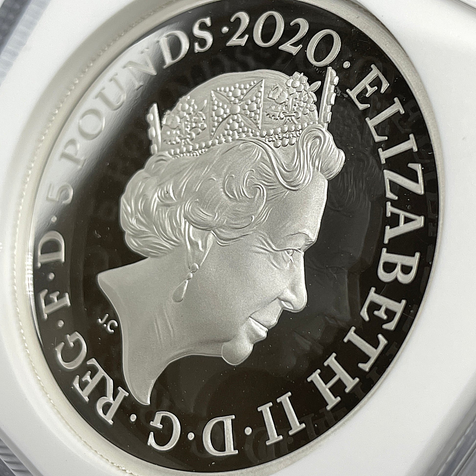 2020 PF70UC FR デヴィッド・ボウイ 2オンス銀貨 イギリス NGC-