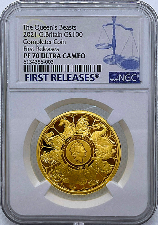 2020年英国クイーンズビーストハノーバーの白馬 5オンス銀貨PCGS PR69 ...