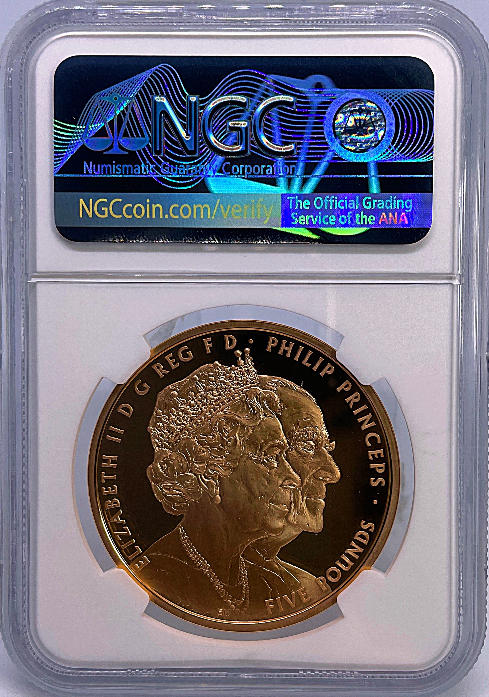 2017年 イギリス プラチナウェディング 5ポンド 金貨 NGC PF70UC 